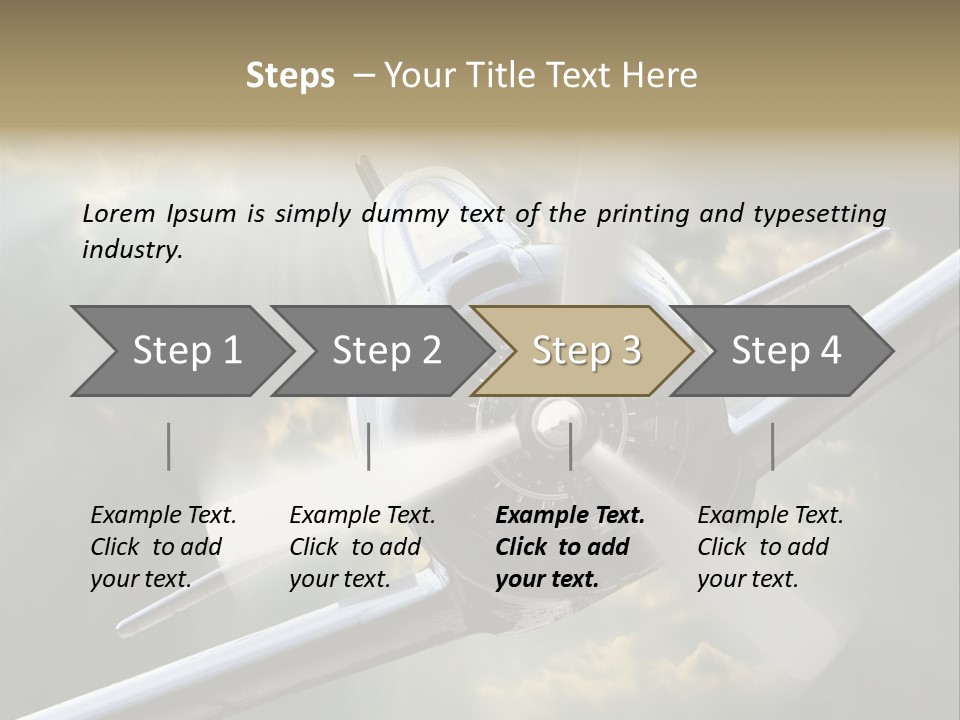Flight Technology Military PowerPoint Template