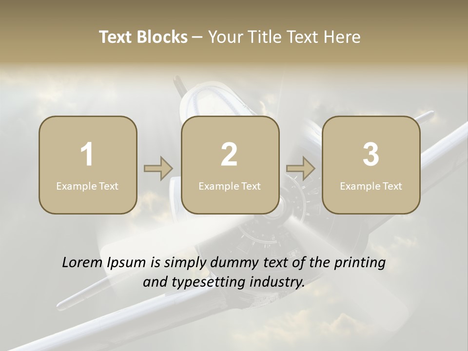 Flight Technology Military PowerPoint Template