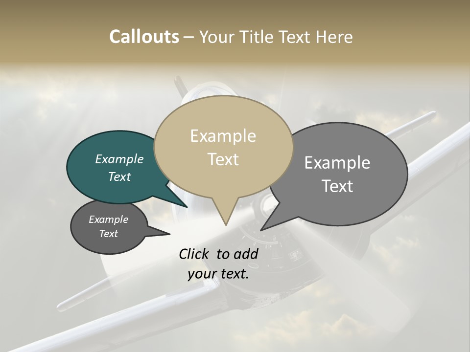 Flight Technology Military PowerPoint Template