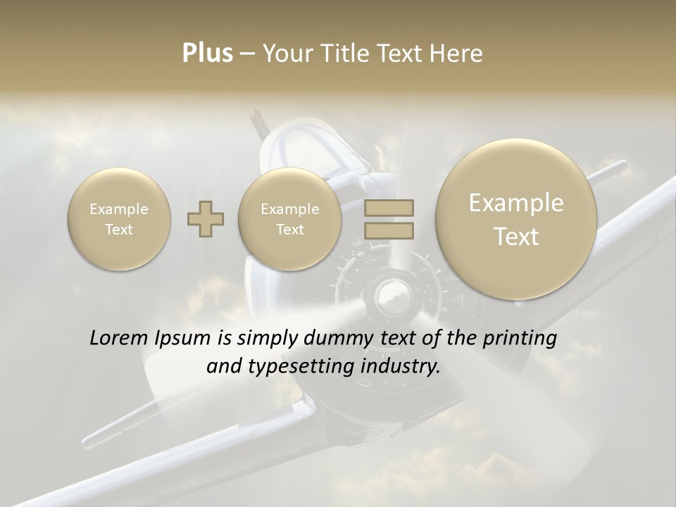 Flight Technology Military PowerPoint Template