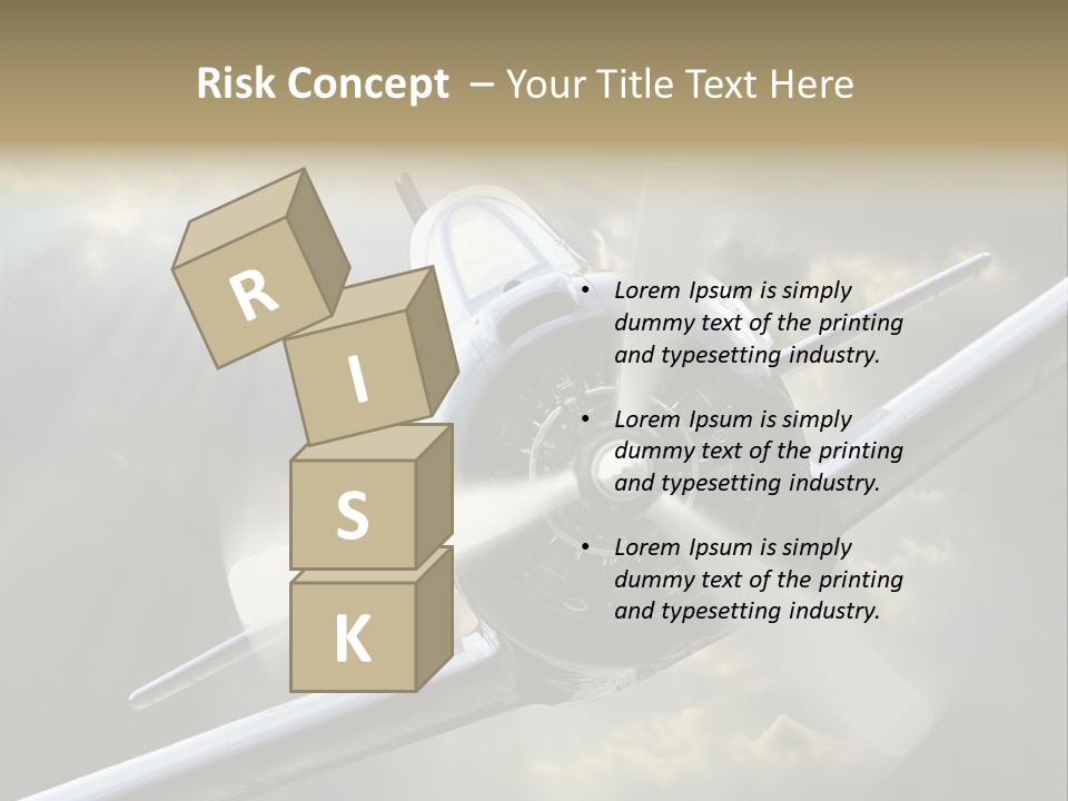 Flight Technology Military PowerPoint Template