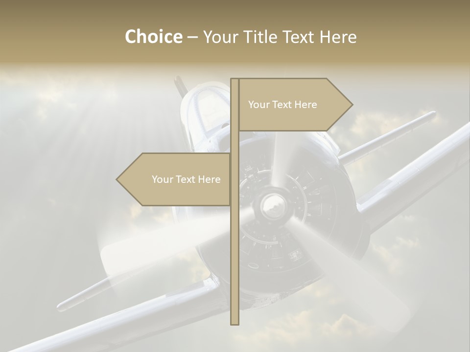 Flight Technology Military PowerPoint Template