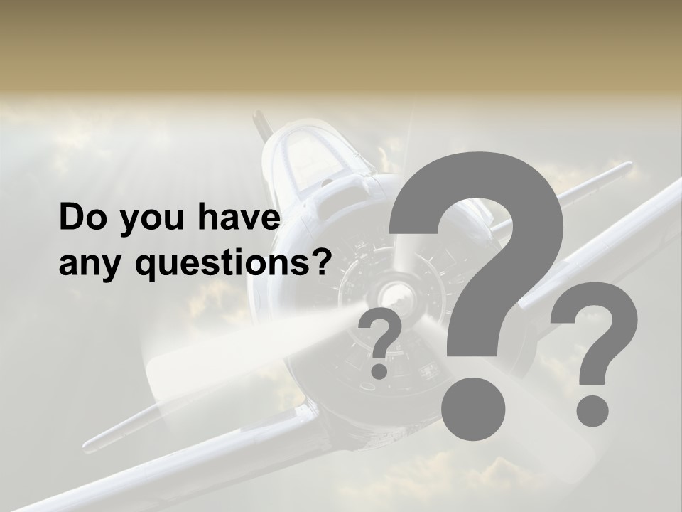 Flight Technology Military PowerPoint Template