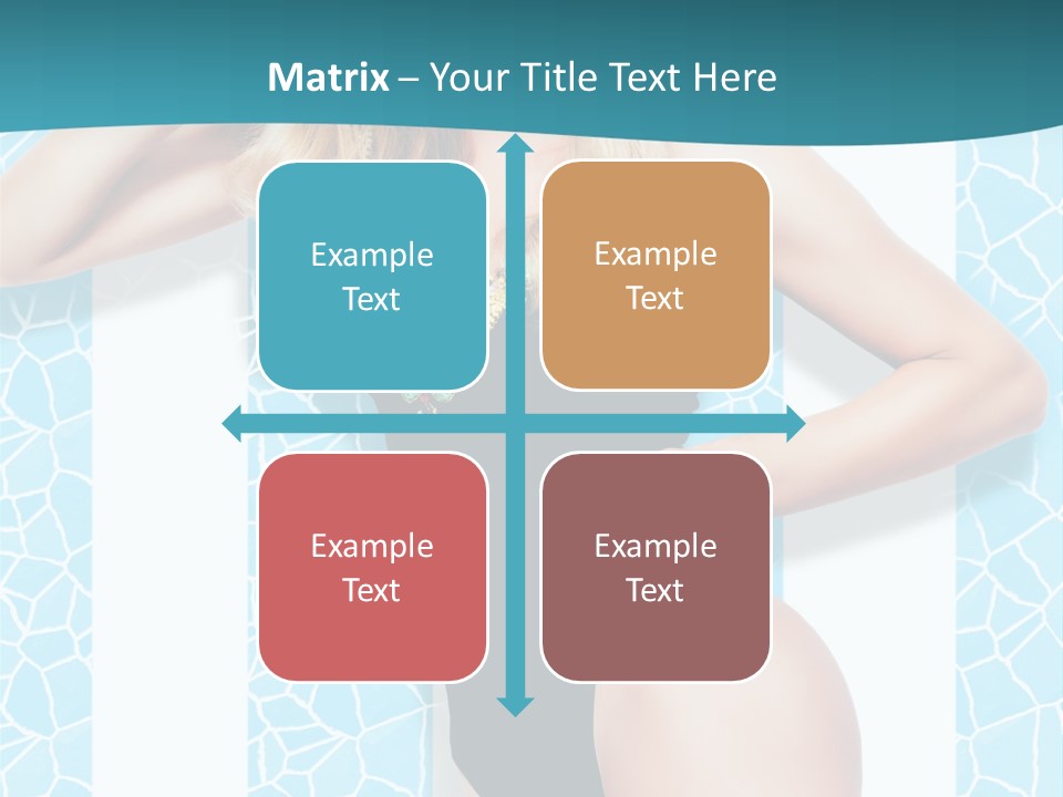 Body Woman Model PowerPoint Template