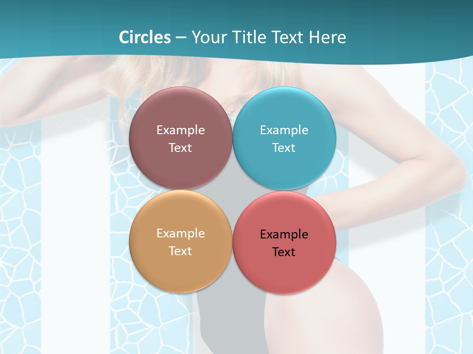 Body Woman Model PowerPoint Template