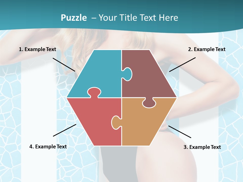 Body Woman Model PowerPoint Template