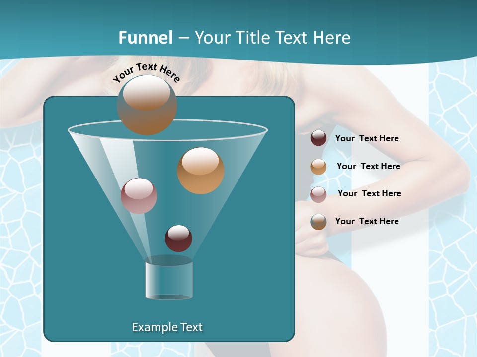 Body Woman Model PowerPoint Template