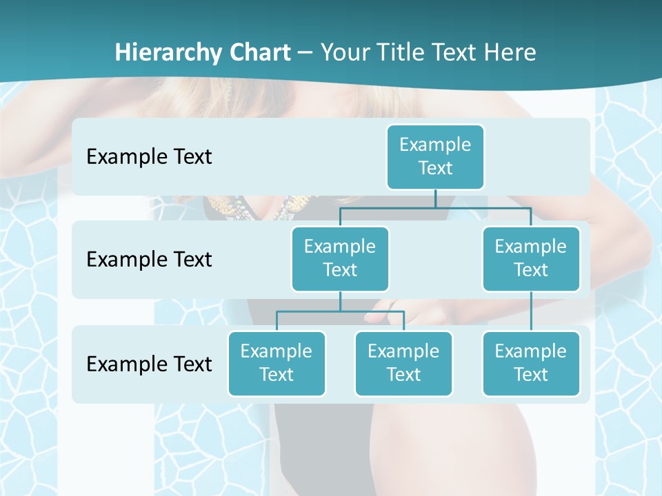 Body Woman Model PowerPoint Template