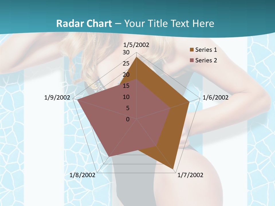 Body Woman Model PowerPoint Template