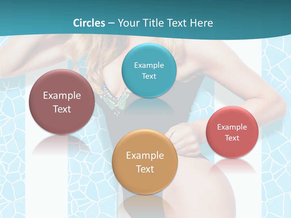 Body Woman Model PowerPoint Template
