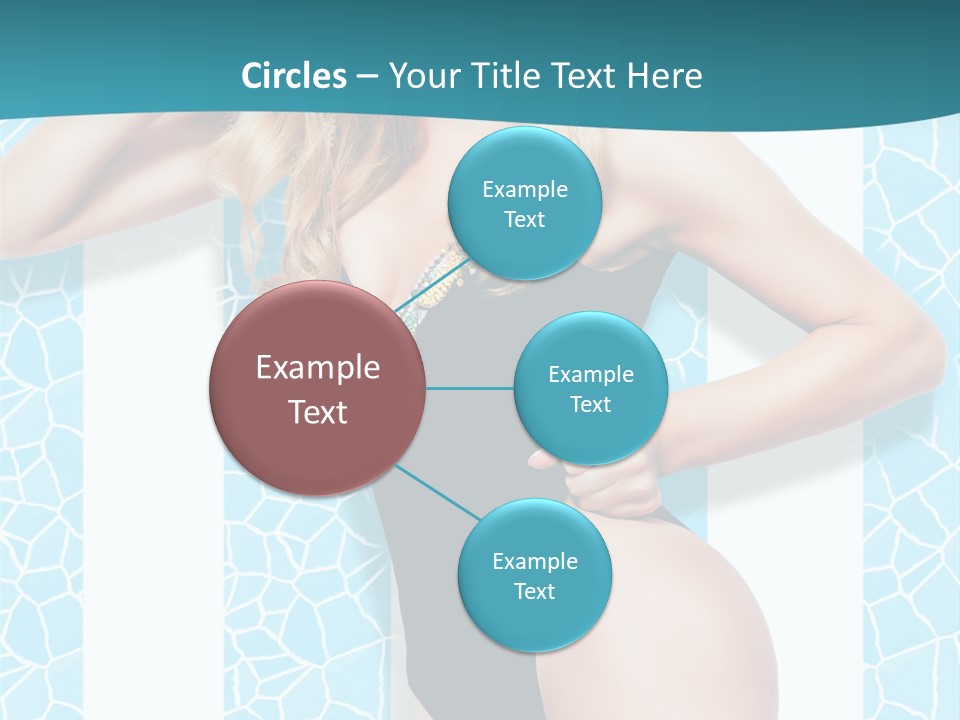 Body Woman Model PowerPoint Template