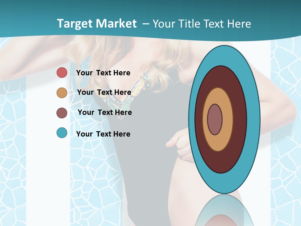 Body Woman Model PowerPoint Template