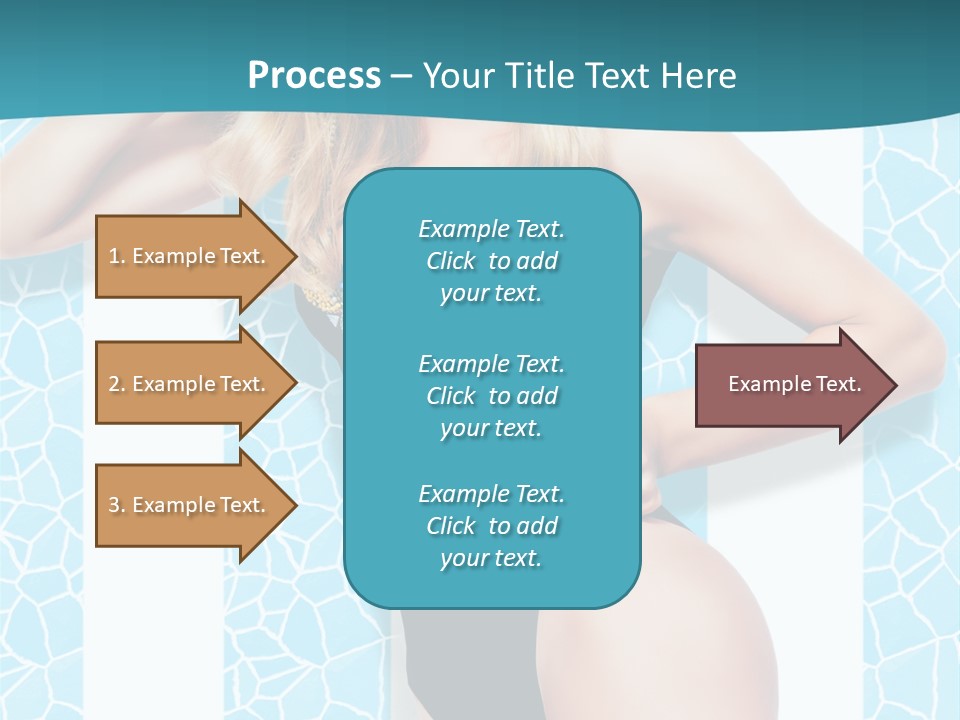 Body Woman Model PowerPoint Template