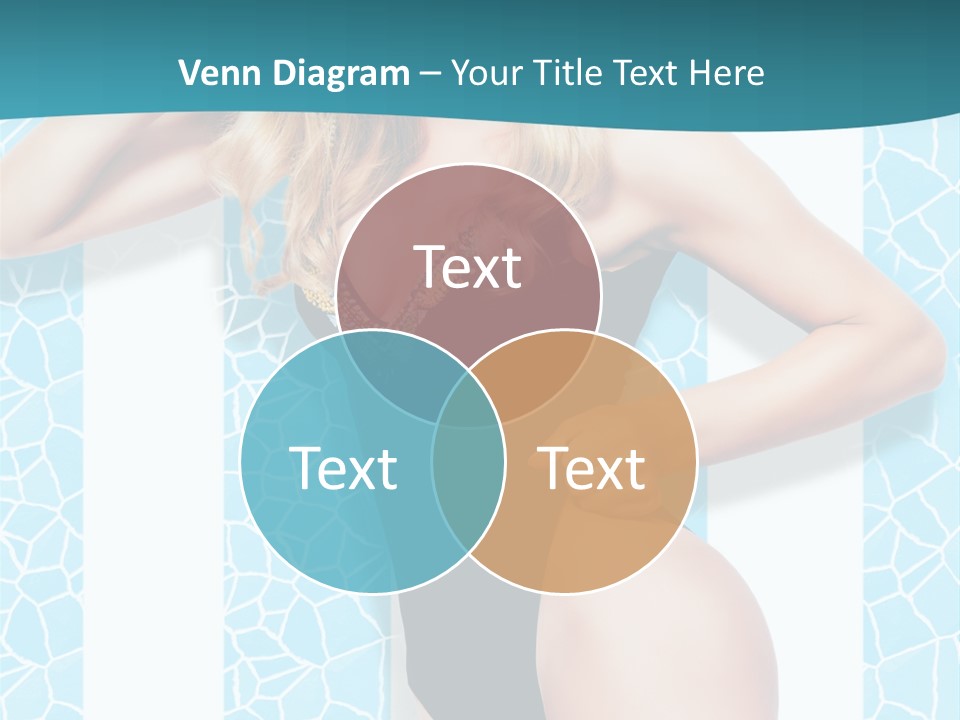 Body Woman Model PowerPoint Template