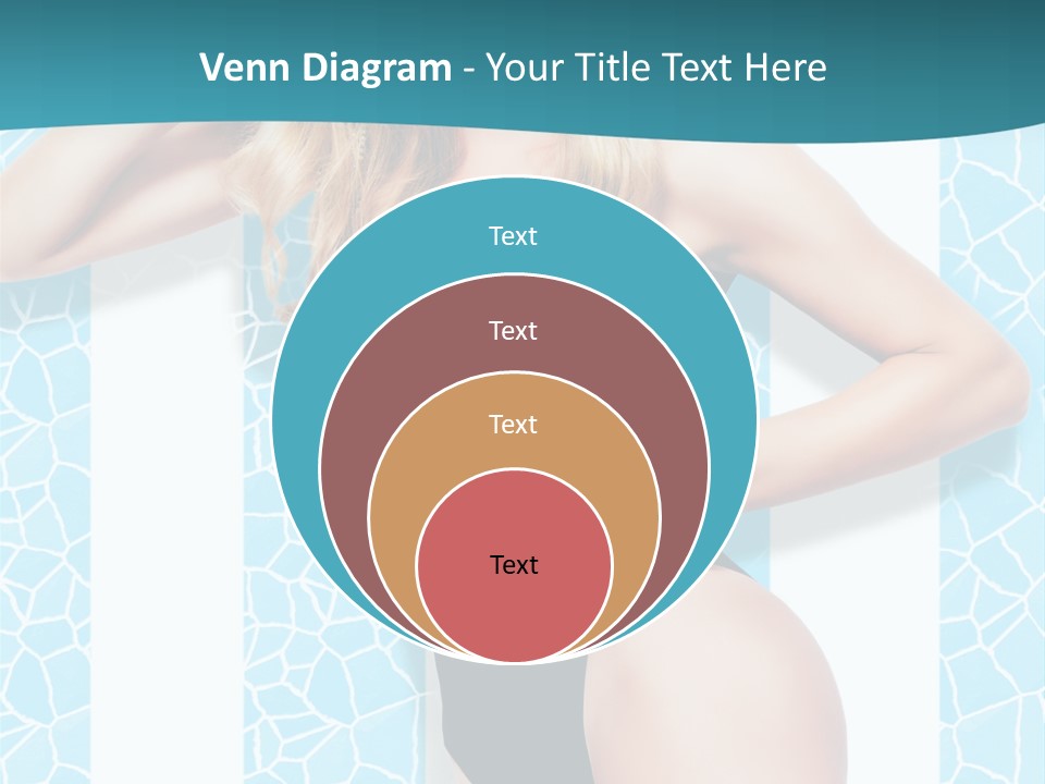 Body Woman Model PowerPoint Template