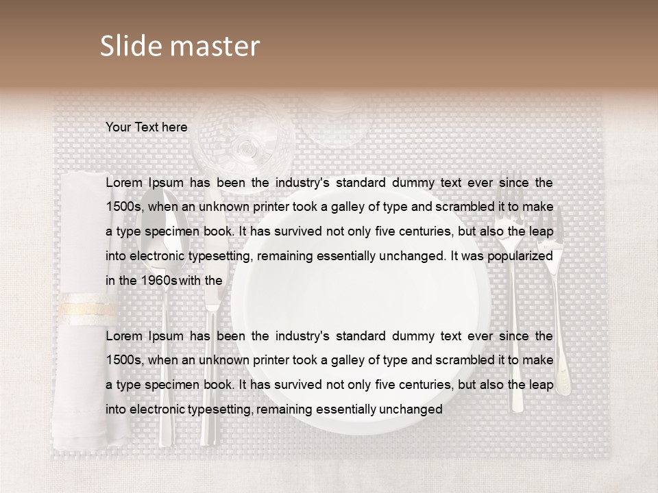 Ware Fork Nobody PowerPoint Template