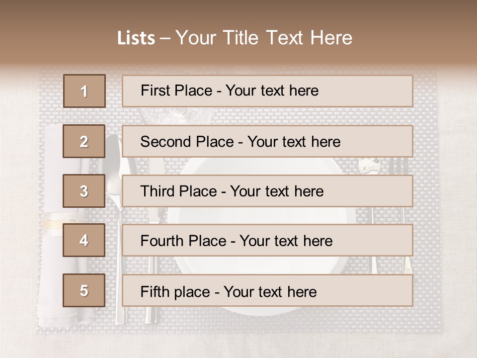 Ware Fork Nobody PowerPoint Template