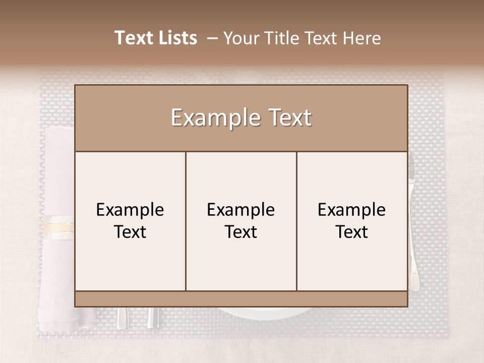 Ware Fork Nobody PowerPoint Template