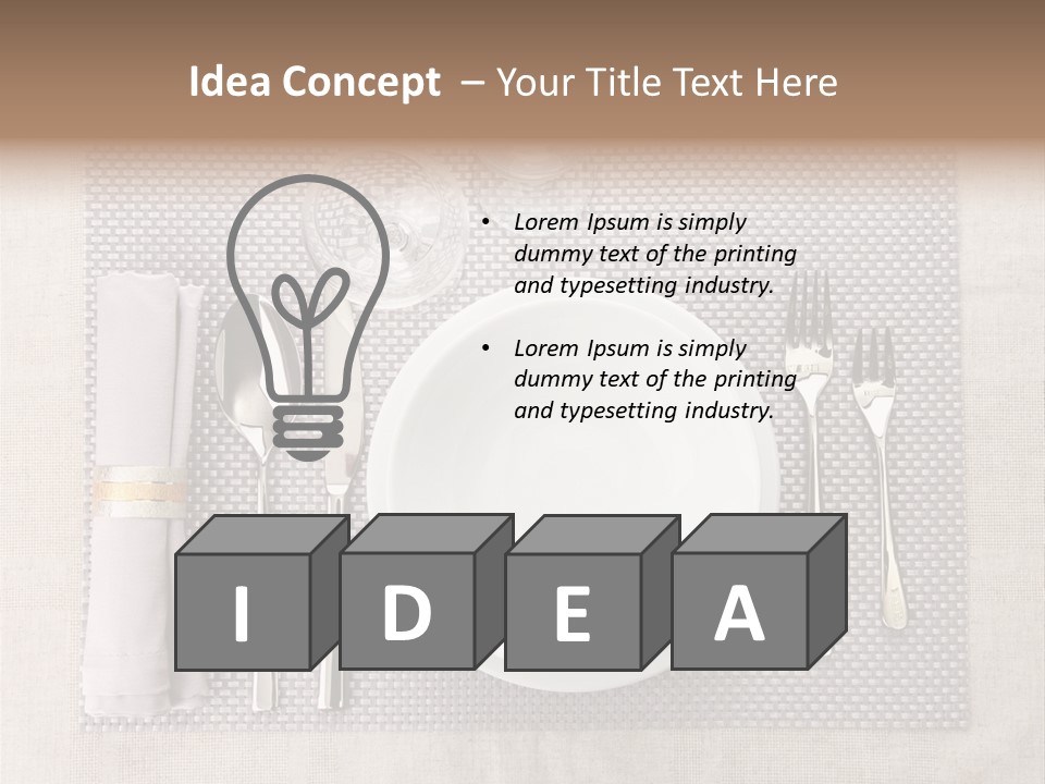 Ware Fork Nobody PowerPoint Template