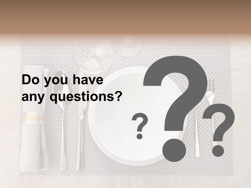 Ware Fork Nobody PowerPoint Template