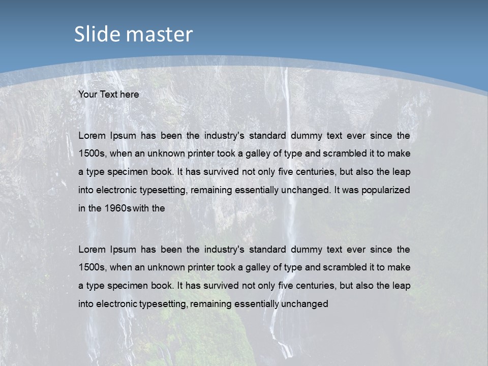 Circus Flyover Abyss PowerPoint Template