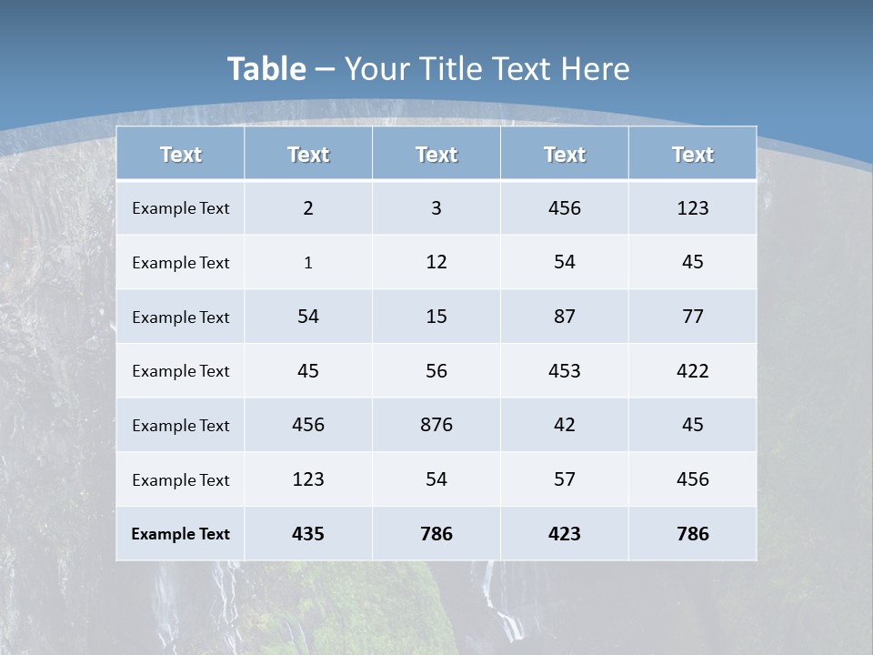 Circus Flyover Abyss PowerPoint Template