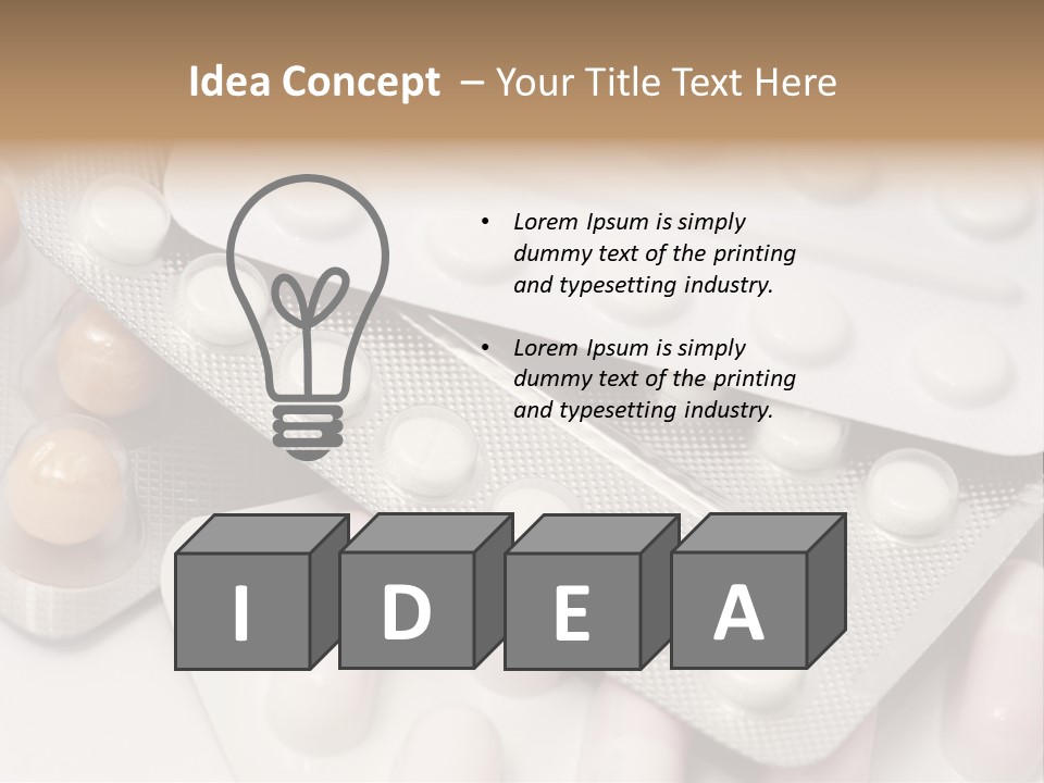 Herbal Drugs Multicolored PowerPoint Template