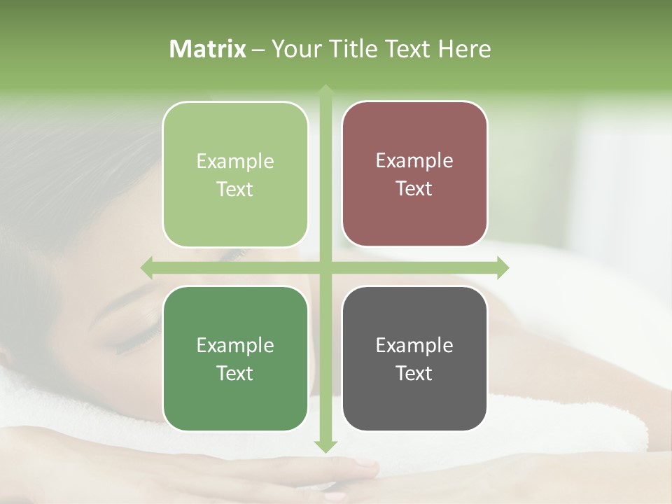 Pose Female Black PowerPoint Template