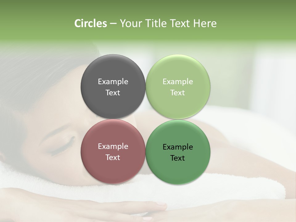 Pose Female Black PowerPoint Template