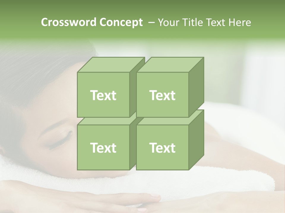 Pose Female Black PowerPoint Template