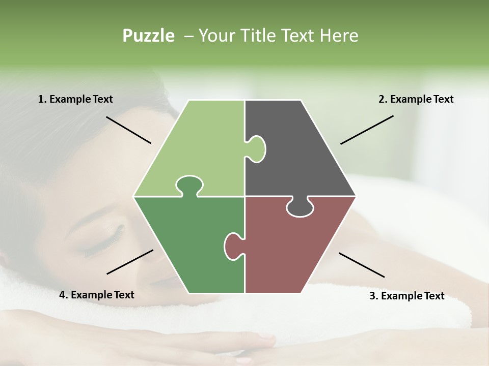 Pose Female Black PowerPoint Template