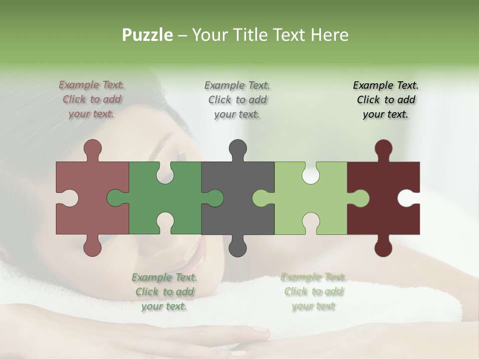 Pose Female Black PowerPoint Template