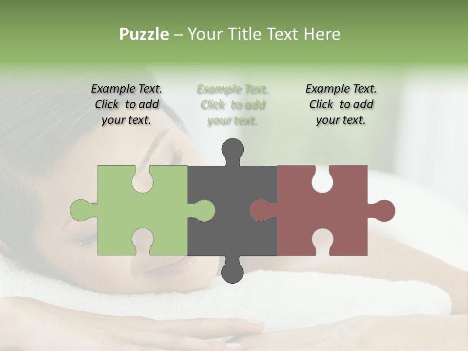 Pose Female Black PowerPoint Template