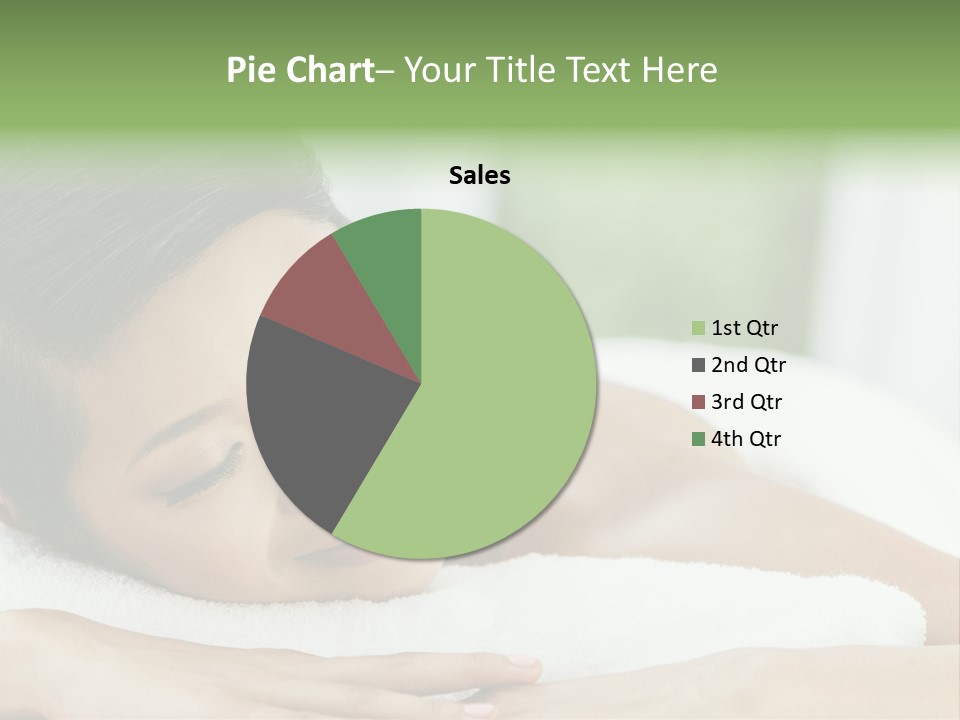 Pose Female Black PowerPoint Template