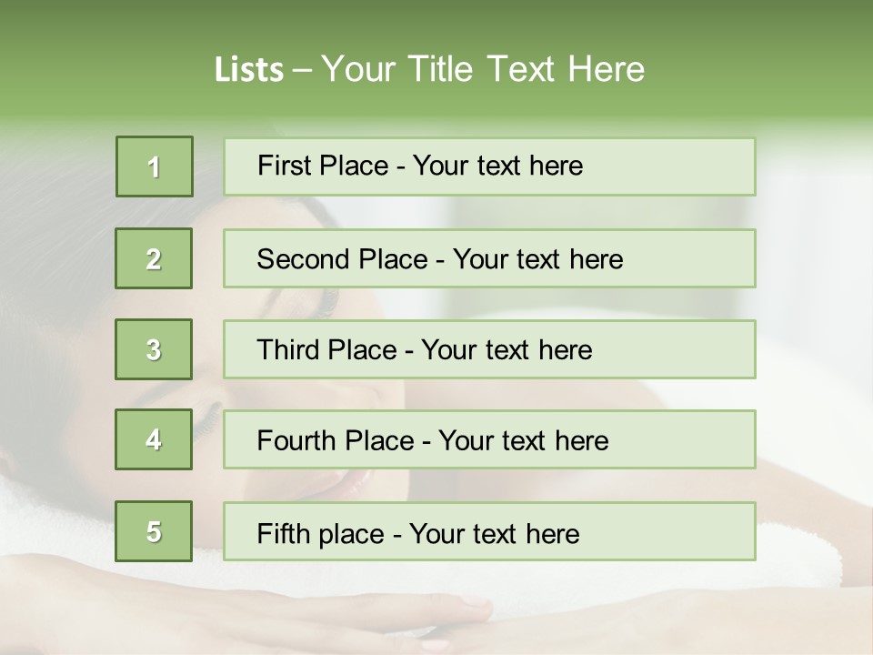 Pose Female Black PowerPoint Template