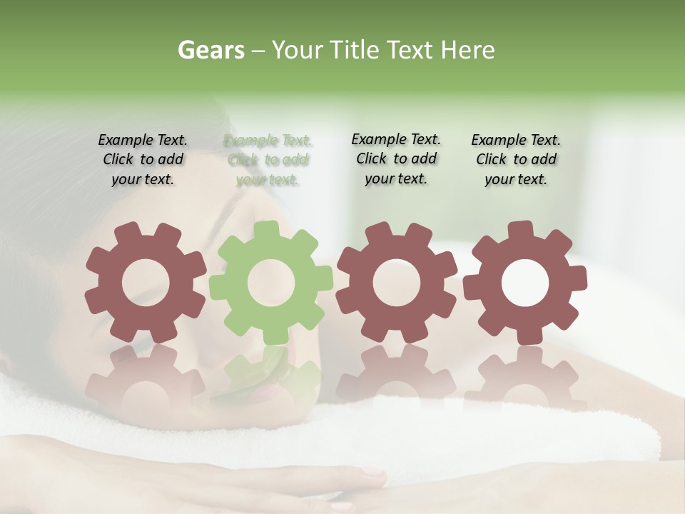 Pose Female Black PowerPoint Template