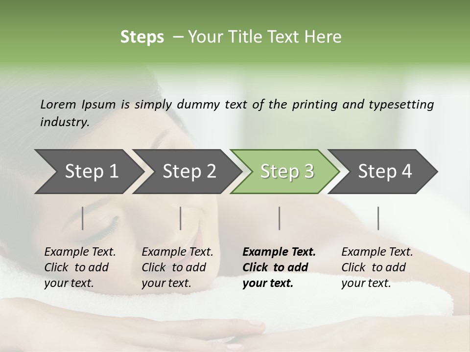 Pose Female Black PowerPoint Template