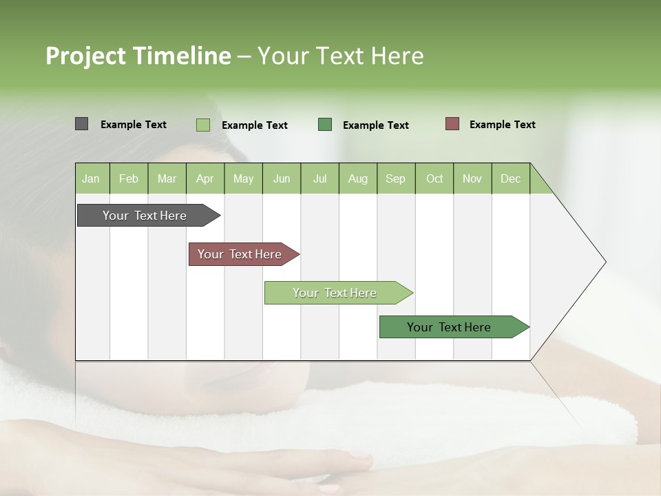 Pose Female Black PowerPoint Template