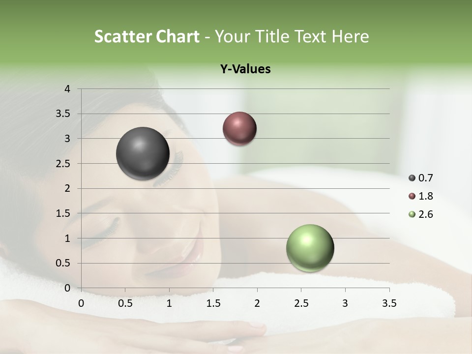 Pose Female Black PowerPoint Template