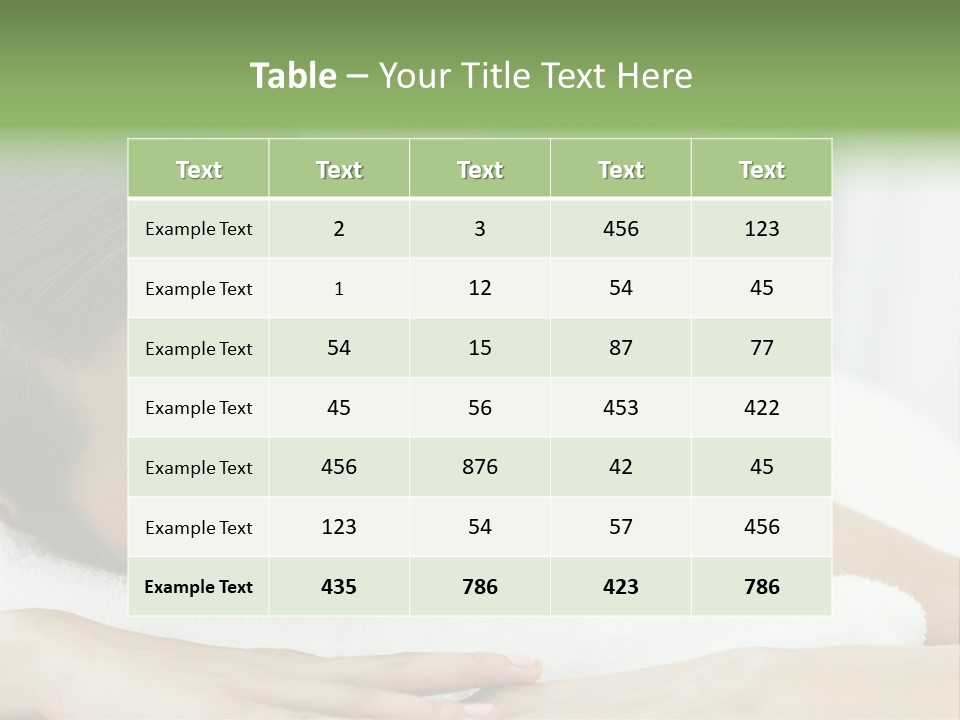 Pose Female Black PowerPoint Template