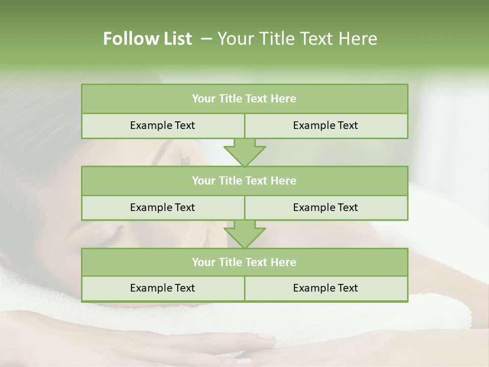 Pose Female Black PowerPoint Template