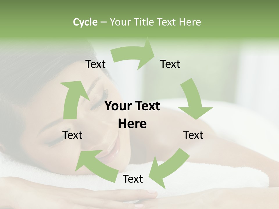 Pose Female Black PowerPoint Template