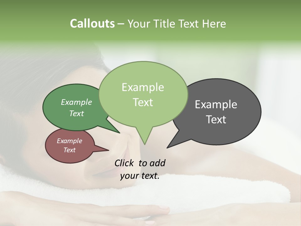 Pose Female Black PowerPoint Template