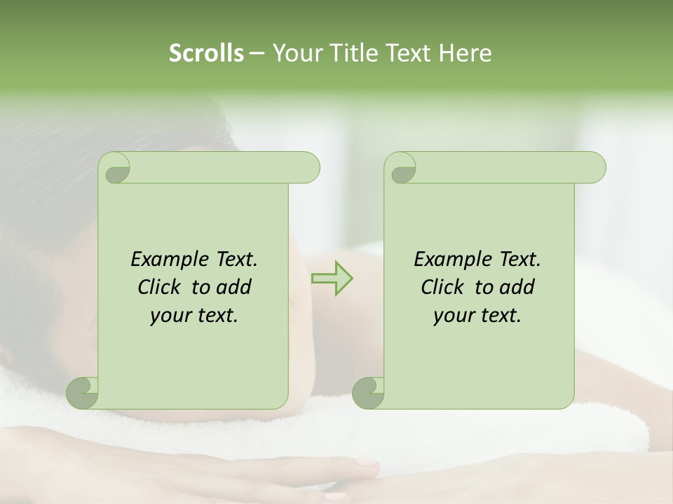 Pose Female Black PowerPoint Template