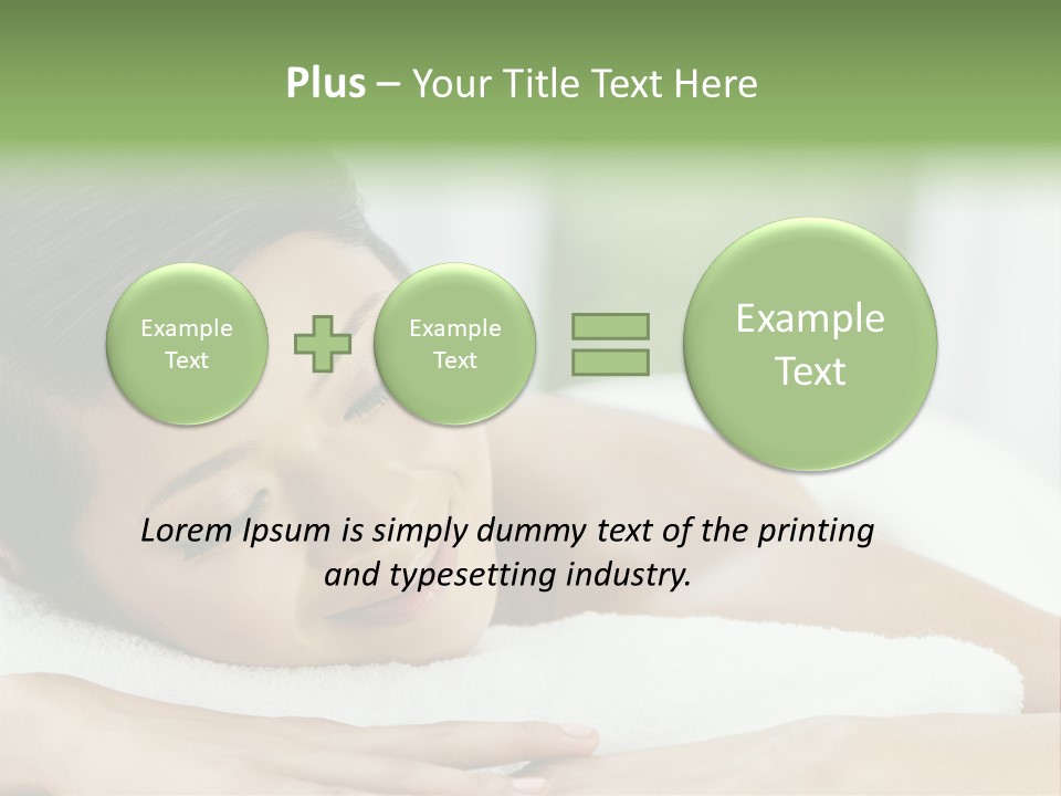 Pose Female Black PowerPoint Template