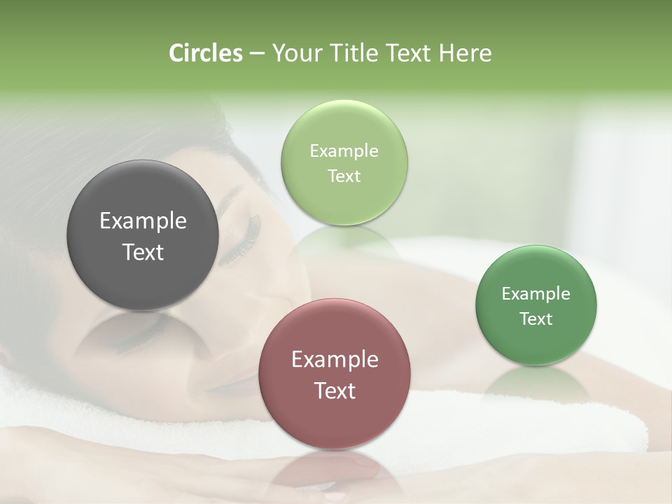 Pose Female Black PowerPoint Template