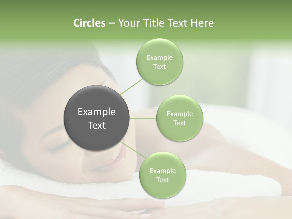 Pose Female Black PowerPoint Template