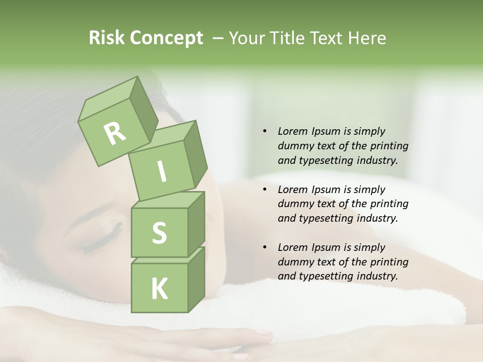 Pose Female Black PowerPoint Template