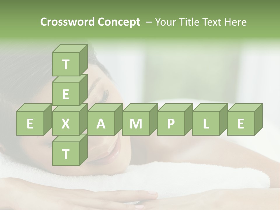 Pose Female Black PowerPoint Template