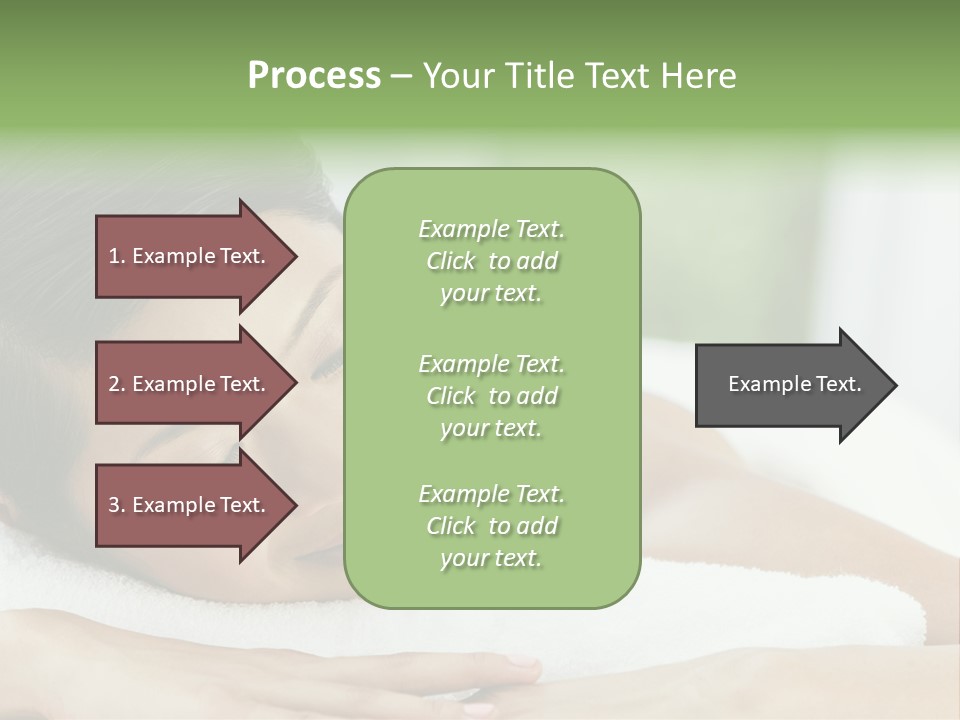 Pose Female Black PowerPoint Template